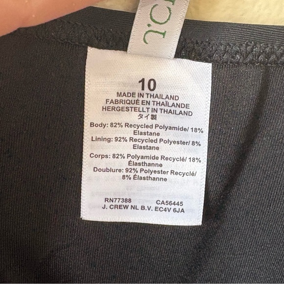 J Crew Ruched V-neck one-piece swimsuit - Picture 7 of 7